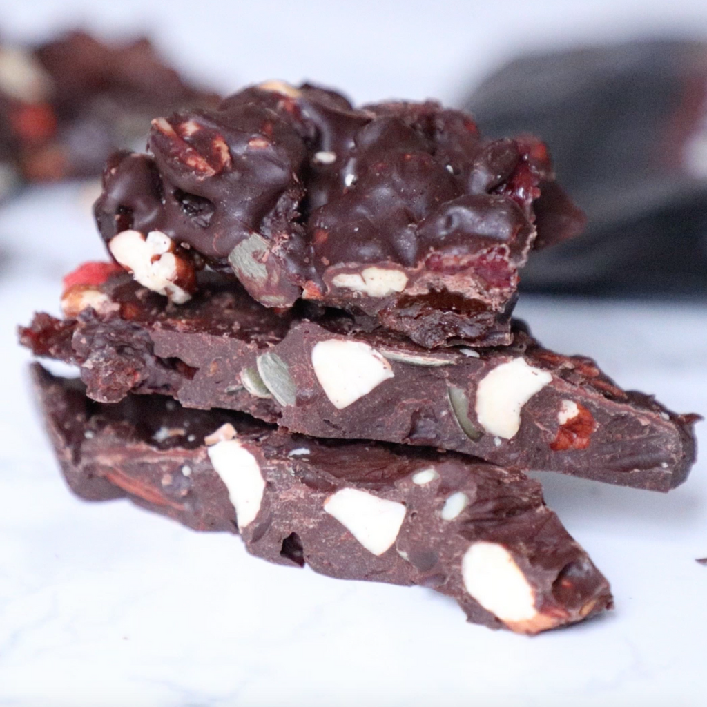 Cacao Fruit and Nut Chocolate Bark-CHOC Chick